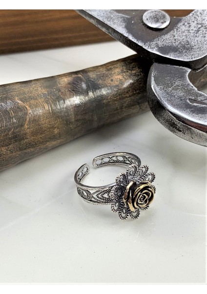 Doğan Silvertelkari Işlemeli El Yapımı Gümüş Yüzük 21459 fiyatları