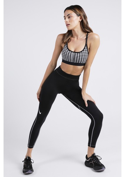 Swoosh Women's Graphic High-Rise 7/8 Leggings Pamuklu Yüksek Belli Tayt