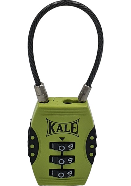 Kale Şifreli Asma Kilit 3 Basamaklı Şifreleme Yeşil fiyatları