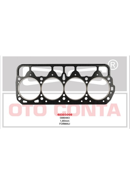 Fiat-131-1600 Silindir Kapak Contasi 1.80Mm Formali