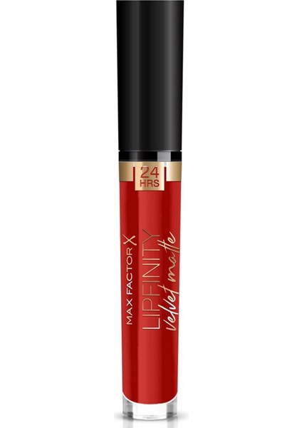 Lipfinity Velvet Matte Lipstick Ruj 025 Red Luxury