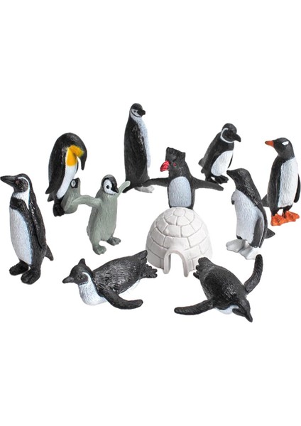 11X Simülasyon Okyanus Hayvan Penguen Oyuncak Eğitici Oyuncaklar Doğum Günü Hediyeleri Için(Yurt Dışından)