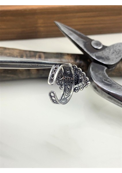 Doğan Silverdamla Model Telkari Işlemeli Gümüş Yüzük 21453 fiyatları