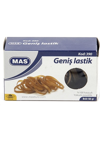 390 Geniş Ambalaj Lastiği 50GR Kutu