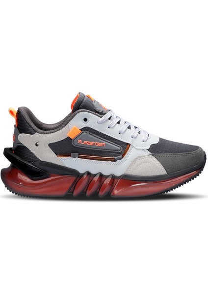 ZENON Erkek Sneaker Koşu & Yürüyüş Ayakkabısı Gri / Turuncu