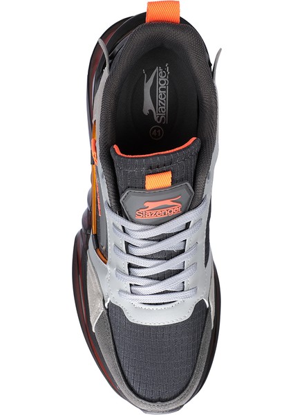 ZENON Erkek Sneaker Koşu & Yürüyüş Ayakkabısı Gri / Turuncu