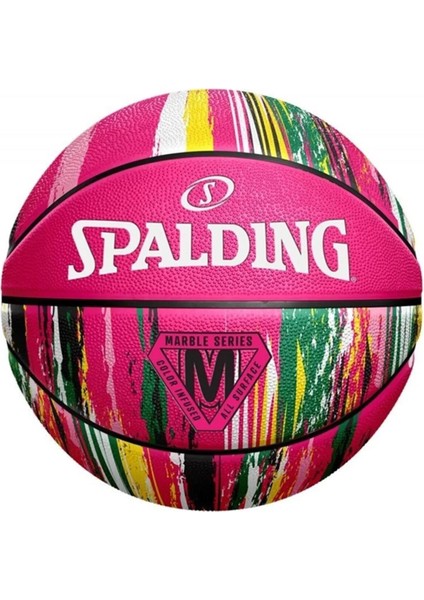 Basketbol Topu 2021 Marble Series Pink No:7