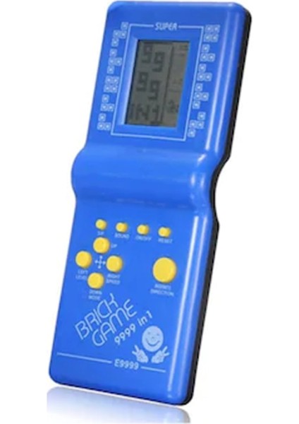 Nostalji Oyuncak El Atarisi Orjinal Tetris Brick Game Mavi