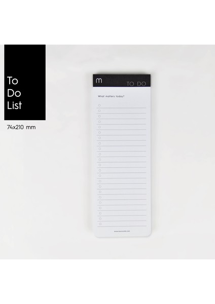 Munuplanner - Black & White To Do List (Yapılacaklar Listesi)