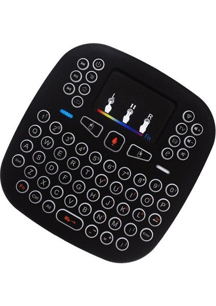 2.4ghz I18 Mini Kablosuz Klavye Touch Pad Işıklı Klavye fiyatları