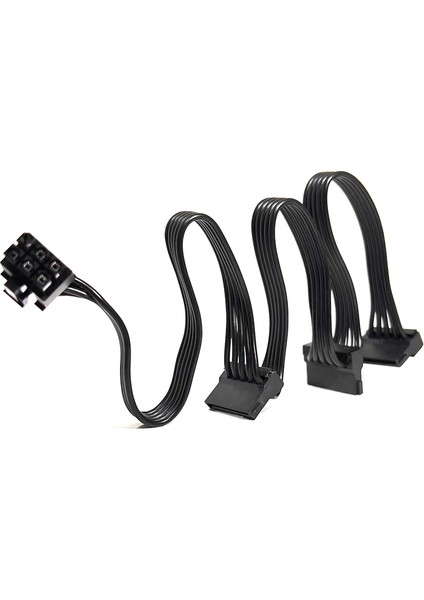 Pcıe 6pin Modüler Power Kablo 6 Pin 3x Sata Güç Kablosu Pcı-E 6 Pin Erkek - 3 Sata Dişi Güç Splitter