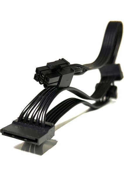 Pcıe 6pin Modüler Power Kablo 6 Pin 3x Sata Güç Kablosu Pcı-E 6 Pin Erkek - 3 Sata Dişi Güç Splitter