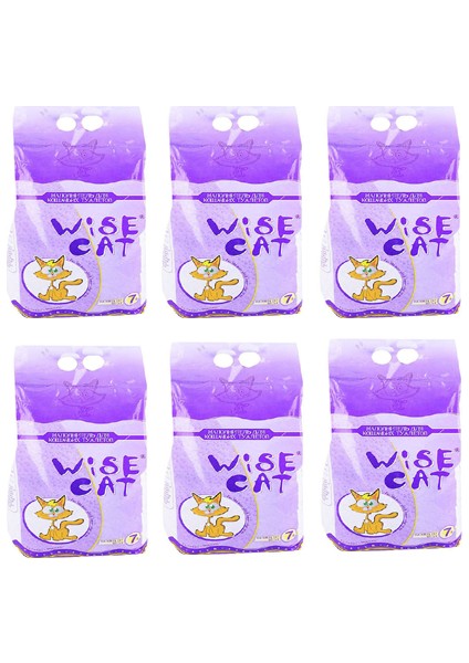 Wise Cat Diatomit Kedi Kumu 6 x 7 lt