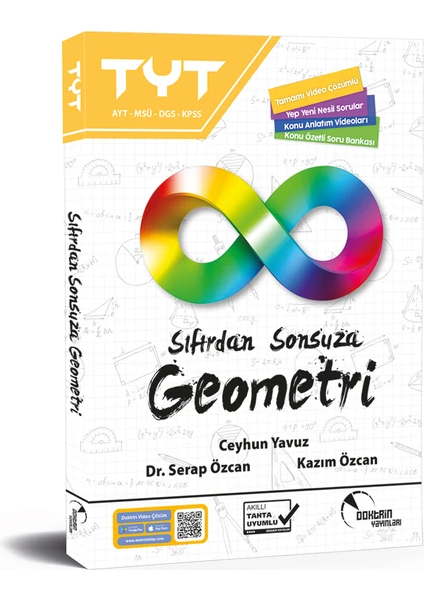 Doktrin Yayınları TYT - AYT Sıfırdan Sonsuza Geometri Konu Özetli Soru Bankası