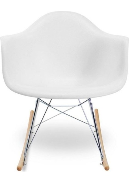 Sallanır Ahşap Ayaklı Plastik Çocuk Koltuk Beyaz fiyatları