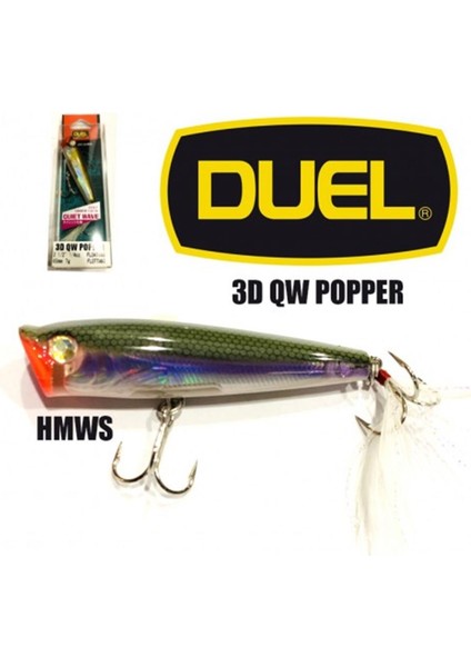 Duel 3D Qw Popper 65 mm 7 gr Floating Suni Yem