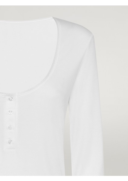 Henley Top Long Sleeves