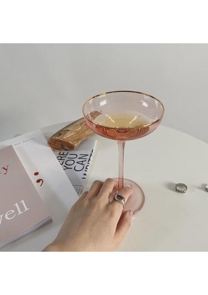 Nordic Pembe Çay Su Viski Atış Şarap Kadehi (Yurt Dışından)