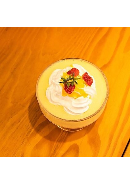 Yaratıcı Cam Dikey Desen Dondurma Tatlı Milkshake Kahve Fincanı Kokteyl Bardak (Yurt Dışından)