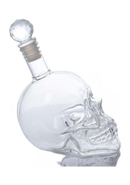500 ml Kristal Shot Cam Şişe Kafatası Viski Vodka Şarap Çetleme Bira Ruhlar Kupası (Yurt Dışından)
