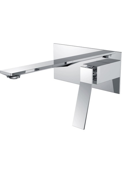 FJ-A3001 Krom Ankastre Lavabo Bataryası