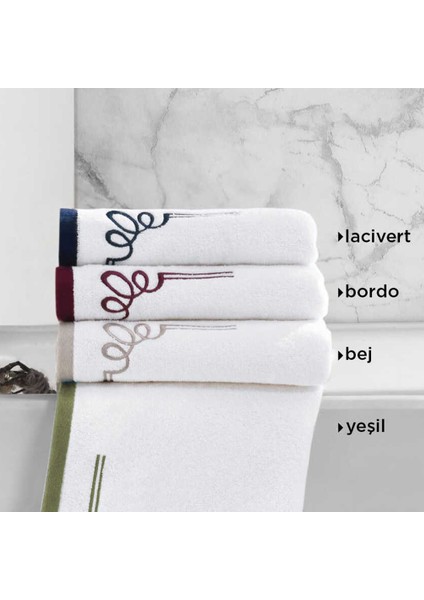 Kiros Bordo Pamuk Havlu 50 x 90 cm fiyatları