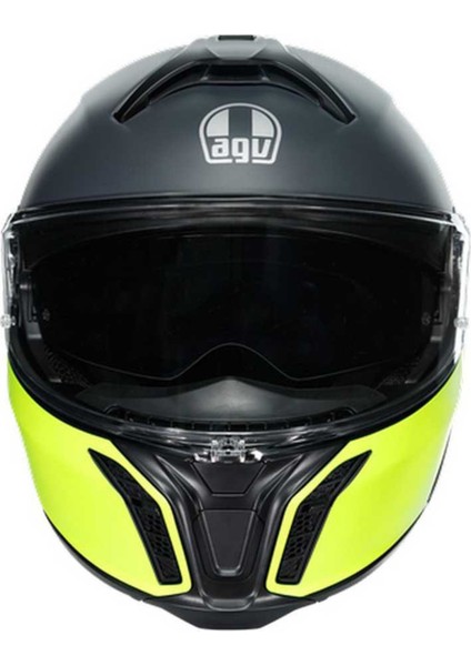 Tourmodular Multi Balanca Matt Black Yellow Çene Açılır Kask * fırsatları