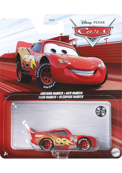 Disney Cars  Şimşek Mcquin FLM26 DVX29 Tekli Araçlar