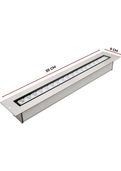 50 cm Wallwasher 18 LED Duvar Boyama LED Aydınlatma Sıva Altı Dış Cephe (Sıvaaltı)