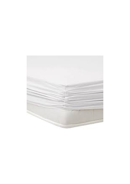 Beyaz Çift Kişilik Penye Çarşaf