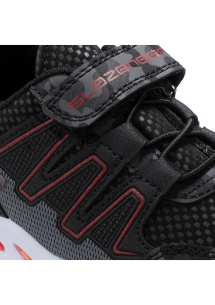 Edelıne Günlük Spor Siyah Kamuflaj Sneaker Erkek Kız Çocuk Ayakkabı