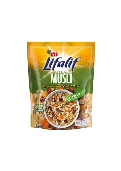 Lifalif Kuru Meyveli & Fındıklı Müsli 350 G