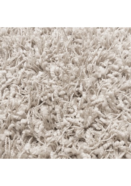 HOME Amerikan Shaggy Halı - 120 x 120 cm - Beyaz