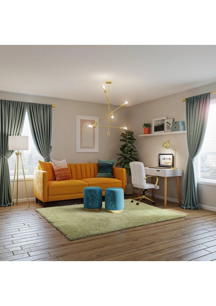 HOME Amerikan Shaggy Halı - 160 x 240 cm - Yeşil