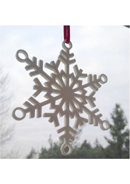 İşbilen Teknoloji Kar Tanesi Yıbaşı Ağacı Süsü