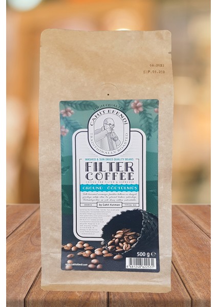 Filtre Öğütülmüş 500 gr Özel Seri Kraft Ambalajında