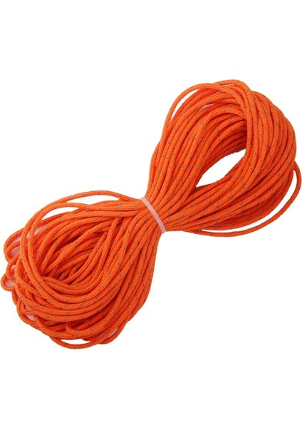 10X3MM Turuncu Yansıtıcı Çadır Hat Halat Kamp Kablosu Paracord 20M 10 Pcs