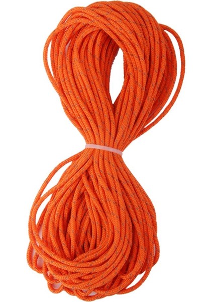 10X3MM Turuncu Yansıtıcı Çadır Hat Halat Kamp Kablosu Paracord 20M 10 Pcs