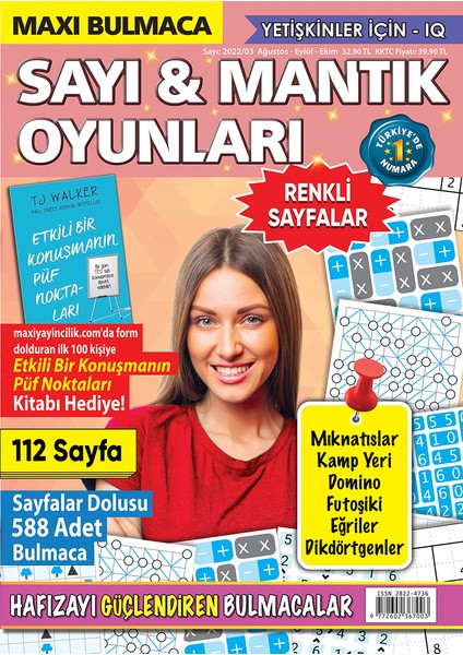 Sayı ve Mantık Oyunları 2022/03 - Bertan Kodamanoğlu