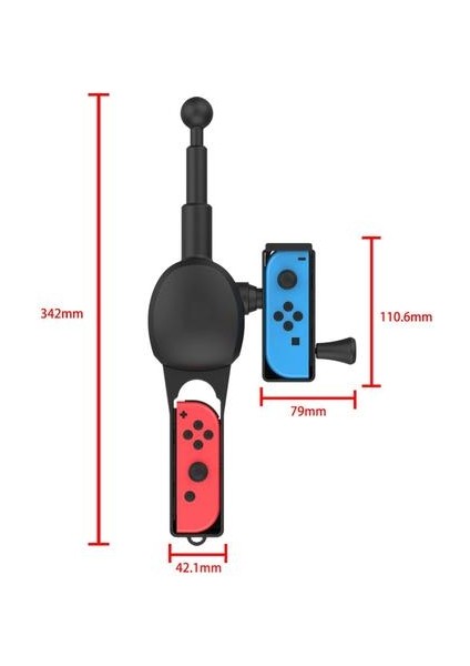 Bevigac Taşınabilir Film Duygu Olta Balık Kutup Prop Nintendo Nintend Anahtarı Için Joy Con Konsol Kontrol Controller Oyunu | Gamepads (Yurt Dışından)