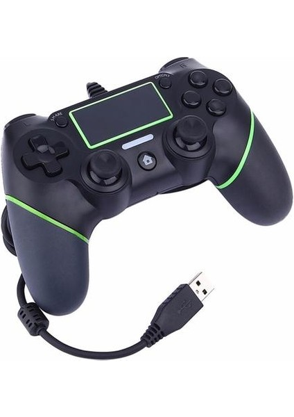 1 Adet Kablolu Ps4 Denetleyicisi Ps4 Joystick Için Gmepad Ps4 Denetleyicisi Pc Için Oynatma Istasyonu 4 Için | Gamepads (Yeşil) (Yurt Dışından)