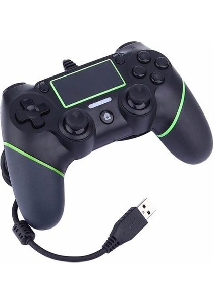 1 Adet Kablolu Ps4 Denetleyicisi Ps4 Joystick Için Gmepad Ps4 Denetleyicisi Pc Için Oynatma Istasyonu 4 Için | Gamepads (Yeşil) (Yurt Dışından)