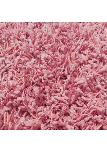 HOME Amerikan Shaggy Halı - 120 x 120 cm - Pembe