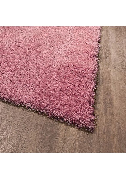 HOME Amerikan Shaggy Halı - 120 x 120 cm - Pembe