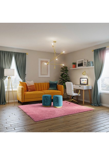 HOME Amerikan Shaggy Halı - 160 x 240 cm - Pembe