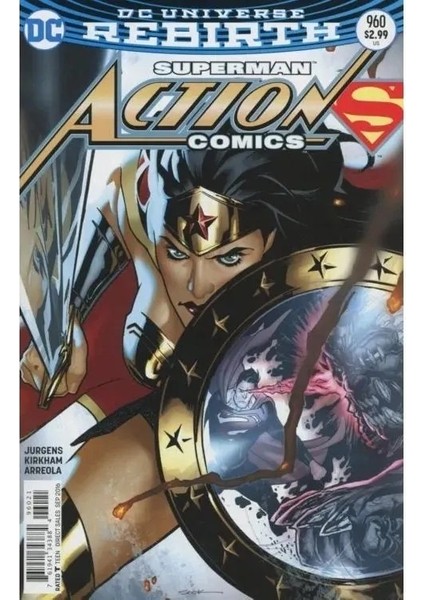 Dc Universe Rebirth Superman Action Comics #960 (Variant Edition) Fasikül Ingilizce Çizgi Roman