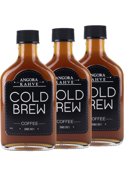 Cold Brew Şekersiz 3 x 200 ml