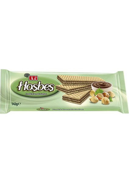Hoşbeş Fındıklı Gofret 142 G * 10 Adet