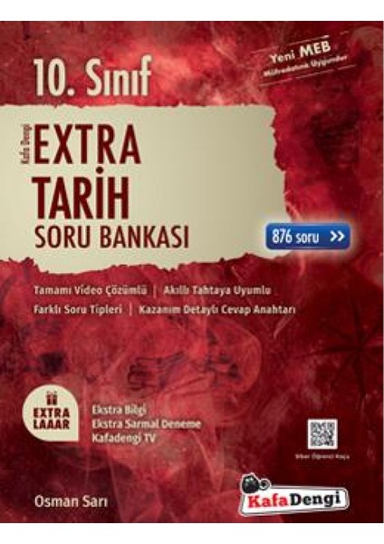 Kafa Dengi Yayınları 10.Sınıf Extra Tarih Soru Bankası