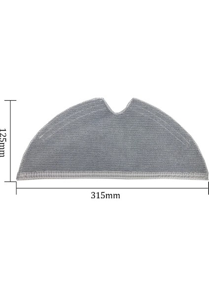 Xiaomi 4c STYTJ04ZHM Uyumlu Robot Süpürge 4'lü Mop Bezi modelleri